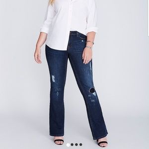 Lane Bryant Distressed jeans